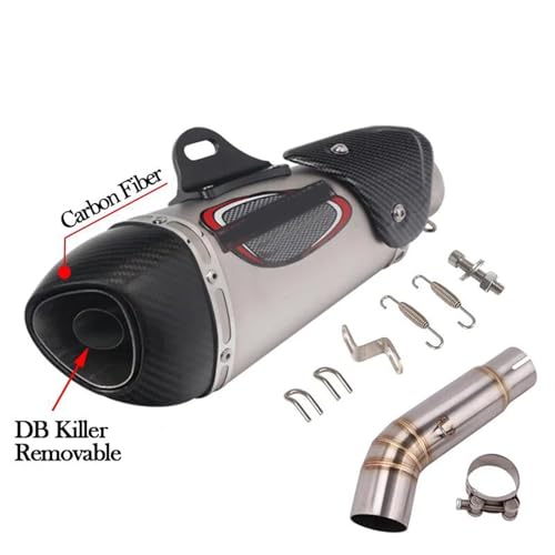 Sistema de escape Suzuki GSXS750 slip on moto DB Killer silencioso para modelos 2017-2021 2
