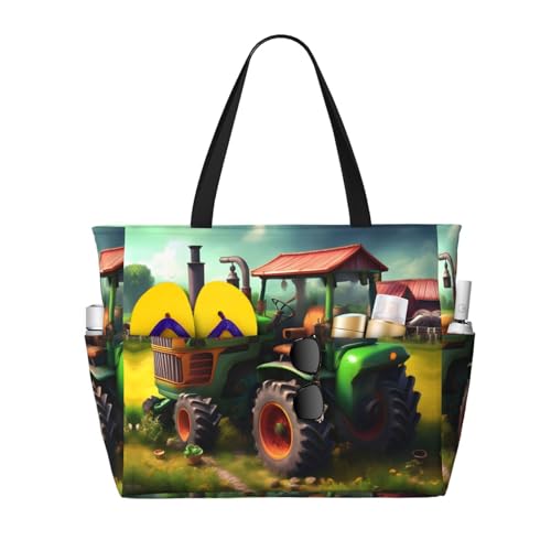 Sac à bandoulière imperméable grand sac fourre-tout contre l'humidité pour plage et voyage d'été