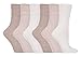 Produktbild Diabetikerstrümpfe für Damen mit lockerem Sitz und handgekettelten Zehennähten, 6er-Pack von IOMI Footnurse, Größe: 37-42 Gr. 37-42, Cream La4