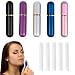 Produktbild 5 Stück Riechstifte für Ätherische Öle, Wick Inhalator Aromatherapie Inhalierstift, Nachfüllbarer Inhalator Stick für Nasenöl, Aromatherapie und Parfüm, Die Nase Ldeal Bei Fokus Aufmerksamkeit