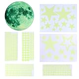 Alta calidad y seguridad: estas estrellas luminosas para habitación infantil están hechas de material de alta calidad con patrones claros. Materiales no tóxicos, respetuosos con el medio ambiente, seguros para los niños