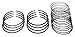 MAHLE 41879CP Engine Piston Ring Set