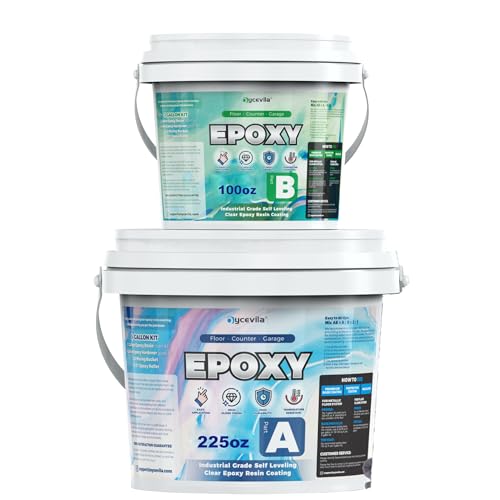 3 Gallon Epoxy Resin Kit with Mixing Tools for Floors and Countertops