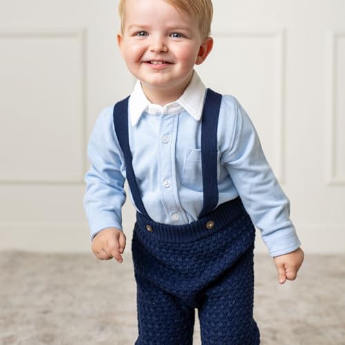 Hope & Henry Organic Cotton Sweater Romper with Button Front2