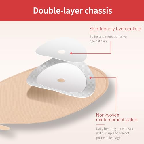 DERAYMI 20 PCS Colostomy Bags Ostomy Supplies One Piece Ostomy Bags, Ostomy Drainable Pouches for Ileostomy Stoma Care Cut-to-Fit 20-65mm Hook-and-Loop Closure - Thumbnail 3
