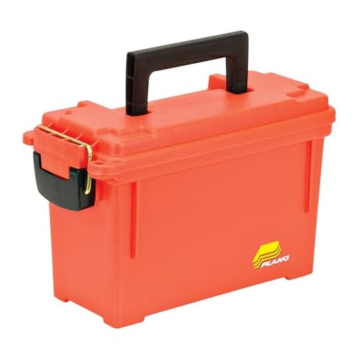 Plano 131252 Dry Storage Emergency Marine Box, Orange
