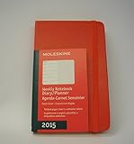 Moleskine 2015 Weekly Planner, 12 Month, Large, Red, Hard Cover (5 x 8.25) (Moleskine Diaries)