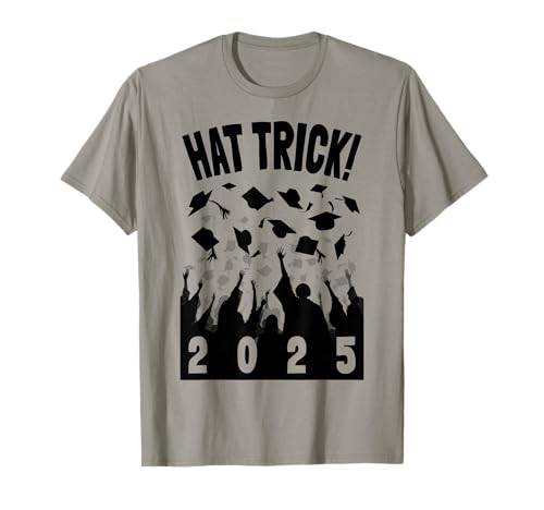 Clase de graduación 2025 divertido sombrero truco graduado senior Camiseta