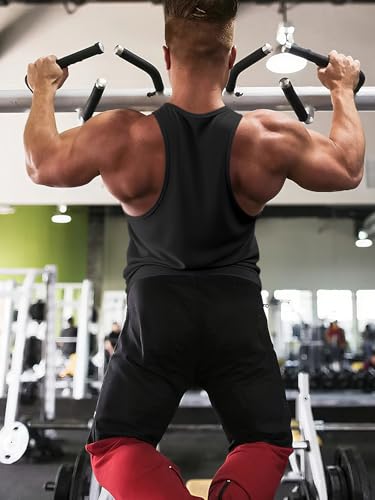 Mens Workout Tank Tops Fitness Bodybuilding Sleeveless Gym Muscle Stringer Shirts4