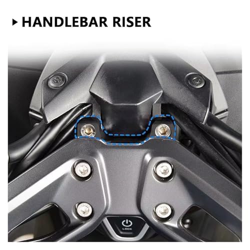 Abrazadera manillar TMAX 560 para eliminar dolor de espalda 5