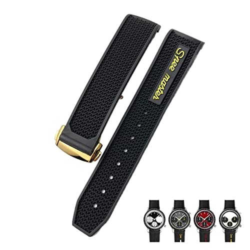 Bracelet montre caoutchouc 20mm Seamaster 300 finition luxe