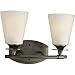 Progress Lighting P3222-77 2-Light Bath Bracket, Forged Bronze