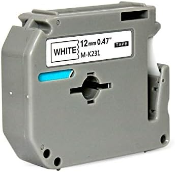 Label Tape 3 Rulli Nastro Etichette Brother P-touch 12mm - Nero Su - Foto 5