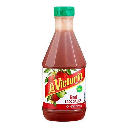 La Victoria Red Taco Sauce Mild, 15 Ounce (Pack of 6)