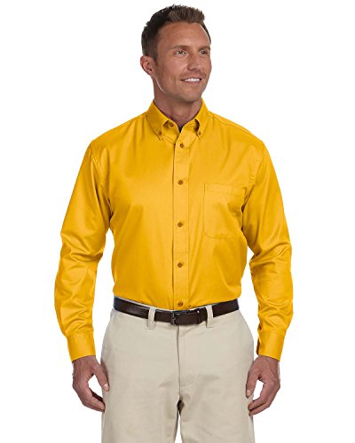 Chemise en twill Harriton homme pour une confiance absolue au quotidien