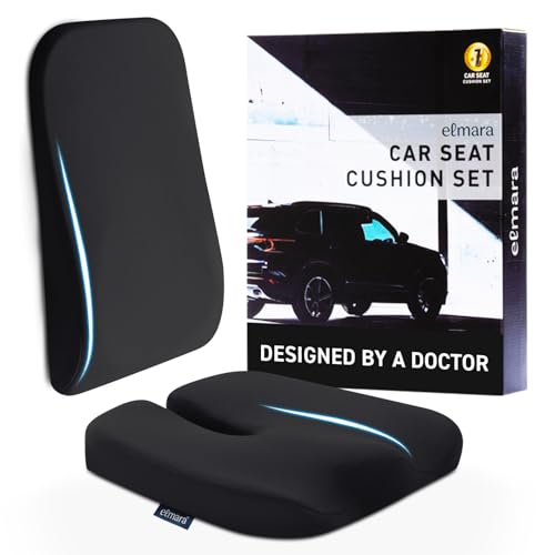 Elmara Doctor-Designed Car Seat Cushion Set