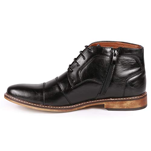 Metrocharm MC147 Men's Cap Toe Formal Dress Casual Oxford Ankle Boot4