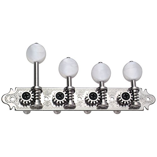 Golden Gate FM-20 Accordeur pour Mandoline Argenté - Les Beatles, Paul McCartney, John Lennon, RIngo Starr, George Harrison Golden Gate FM-20 Accordeur pour Mandoline Argenté
