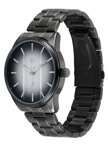 Image of Fastrack Vyb Drift with Quartz Analog Grey Dial Grey Stainless Steel Strap Watch for Men - FV30041QM02W