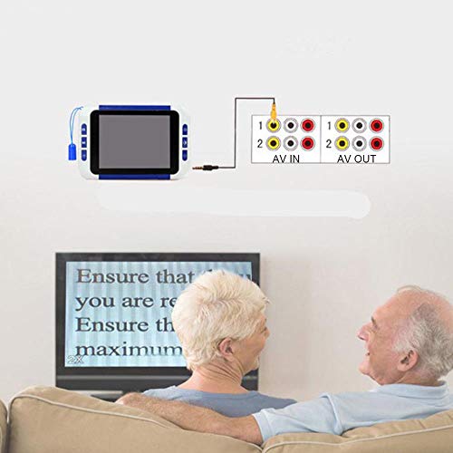 3,5 inch elektronische Low Vision hulpmiddelen voor ouderen/slechtzienden, 2-32 keer vergroting elektronisch leeshulpmiddel met intrekbare beugel - Afbeelding 6