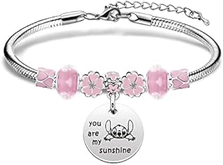 LUXYSODE - Women Girls Jewellery You Are My Sunshine Charm Bracelet Cuff Bangle for Daughter Niece Granddaughter
