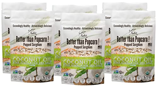 Nature Nate’s Popped Sorghum, Coconut Oil & Pink Himalayan Sea Salt - Organic, Keto & Gluten Free, Healthy Snacks, Better Than Popcorn, Made In Usa - 1.7 Ounce (Pack Of 6) #TOP7