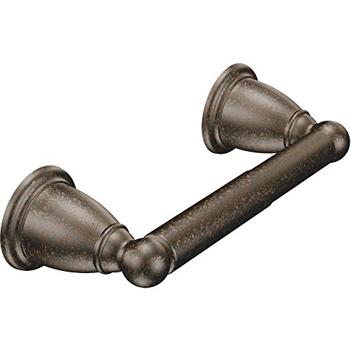 Moen YB2208ORB Brantford Double Post Spring-Loaded Toilet Paper Holder, Oil-Rubbed Bronze