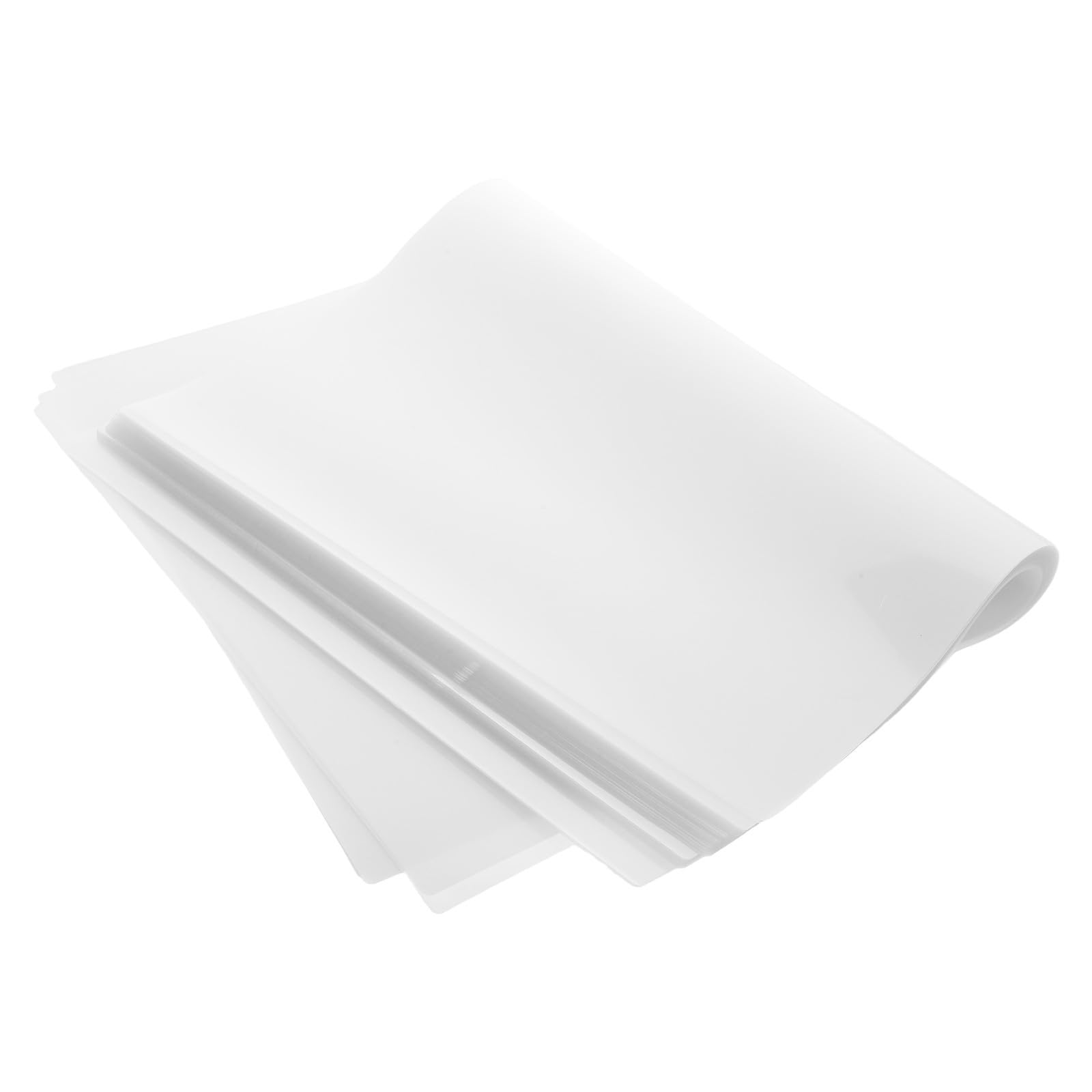 Angoily 100 Unidades Transparentes Fundas de Laminación Térmica A3 PET