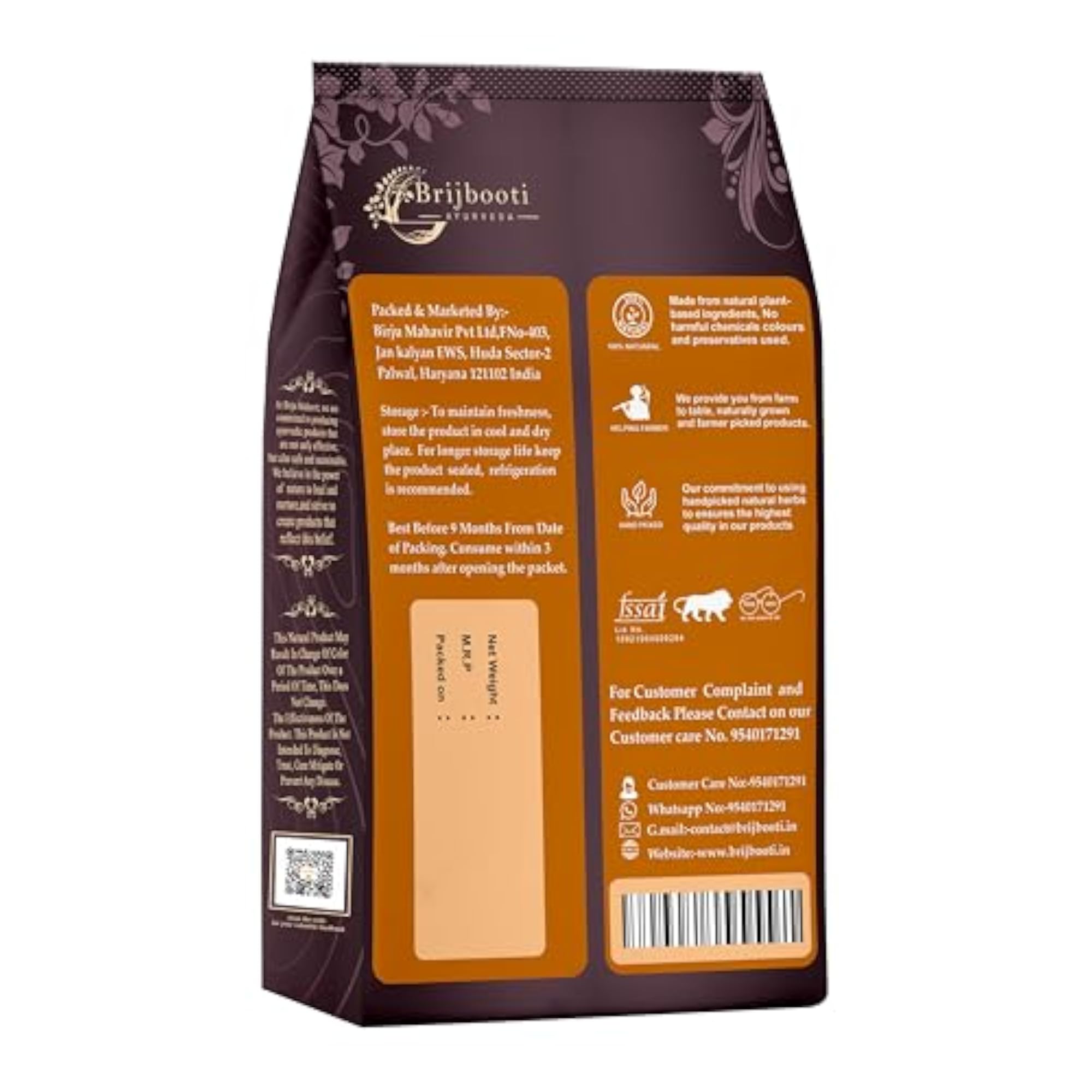 Brijbooti Phool Tesu 400 Gr for Natural Remedies