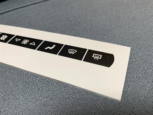 Kit stickers boutons climatisation Corvette C6 pour rénovation habitacle - 4