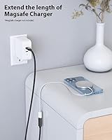 CONMDEX USB C Verlängerung 1,5m USB 3.2 Kabel TypC Stecker auf Buchse Verlängerungskabel 10Gbit/s,5A/100W,4K Video/Audio Sync-Extender Kompatibel mit PSVR2,M1 M2 Max MacBook,Galaxy S23/S22,Schwarz – Ansicht 3