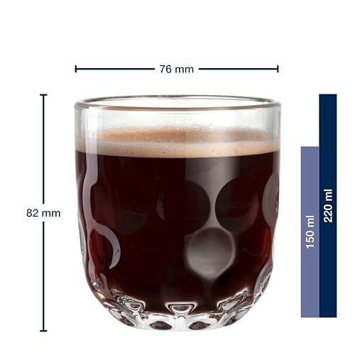 Gobelet à café en verre texturé Leonardo Gocce 055182 chic - 3