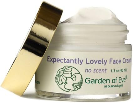 Garden of Eve Expectantly Lovely Face Cream - No Scent (Unscented, Fragrance-Free, Pregnancy safe) (Sensitive, Hydrating, Certified Organic Ingredients)(No synthetic ingredients) 1.3 oz