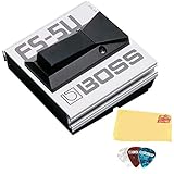 Boss FS-5U Footswitch Bundle with Picks and Austin Bazaar Polishing Cloth