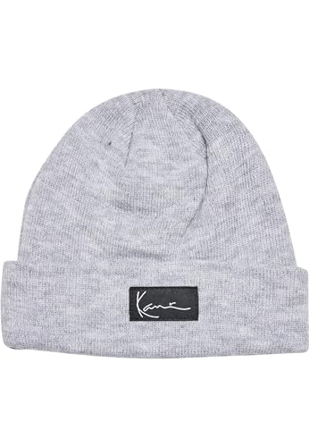 Karl Kani Accessoires KA223-009-3 Signature Beanie Grey Melange Grey...