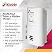 Kidde Carbon Monoxide Detector, Plug In Wall with AA Battery Backup, Test-Hush Button