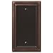 AmerTac 94BVB Amerelle Continental Aged Bronze Cast 1 Blank Wallplate