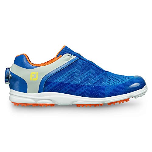 Footjoy Women's Sport Sl Boa-Previous Season Style Golf Shoes Blue 6 M Orange, Us #TOP1
