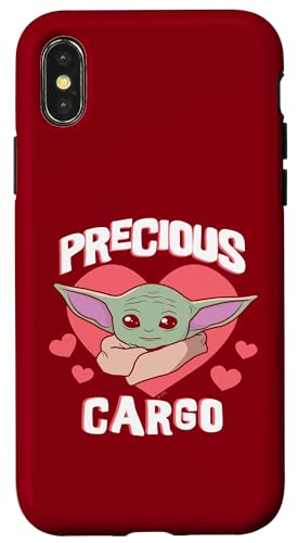 Coque iPhone X XS Saint-Valentin Grogu | Cadeau idéal pour fan de Star Wars
