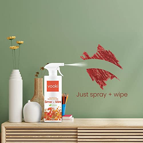 Image of Vooki Ecofriendly Hard Stains Spray and Wipe for Toughest House Hold Stains, Home and Commercial Use - 250 ML - (Pack of 1)