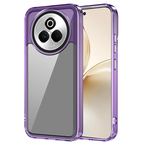 Image of Zapcase Back Case Cover for Realme P3 Pro 5G | Compatible for Realme P3 Pro 5G Back Cover | Case Cover with Camera Protection | (TPU + PC | Translucent Purple)