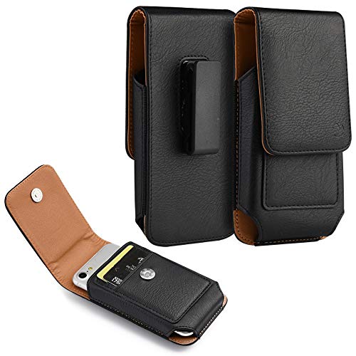 Phone Holster with Belt Clip for ZTE Quest 5, Blade Vantage 2, Majesty Pro Plus (Black)