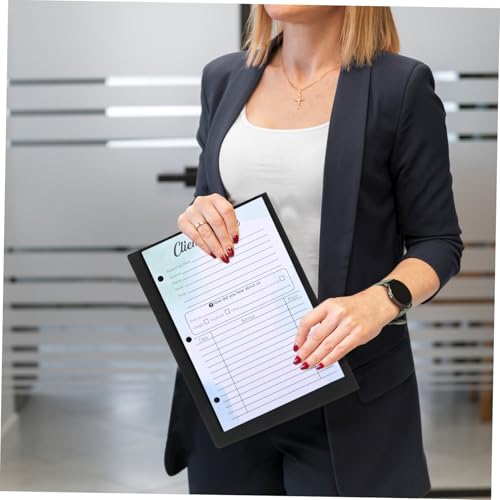Fiches de dossier client papier vert 3 trous pour ne plus perdre vos notes