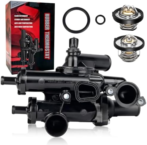 MILIPARTS Thermostat Housing Assembly - Compatible With Chrysler, Dodge, Jeep 1.8L 2.0L 2.4L (2007-2017) Replaces 68003582AB - View #5