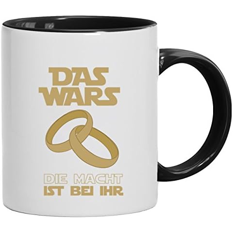 Geschenkidee Junggesellenabschieds JGA Kaffeetasse Becher Tasse 2-farbig Das Wars Cover