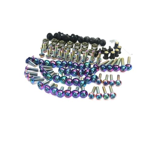 Kit 195 vis carénage titane Suzuki GSXR 600 1000 boulons