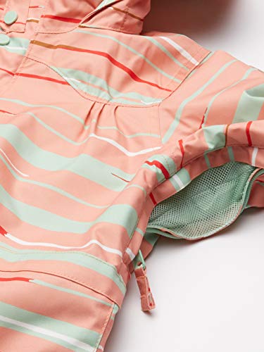 Burton Jaqueta de folhas curtas para meninas, rabiscos de dália, grande