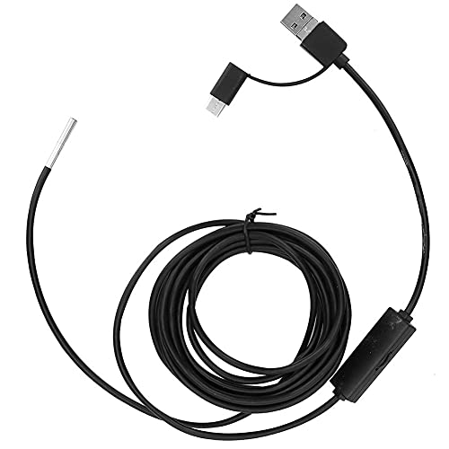 Endoscope, Industrial Borescope 3.9mm Lens Type C USB Snake Camera, High Definition Inspection Camera (5m Cord)