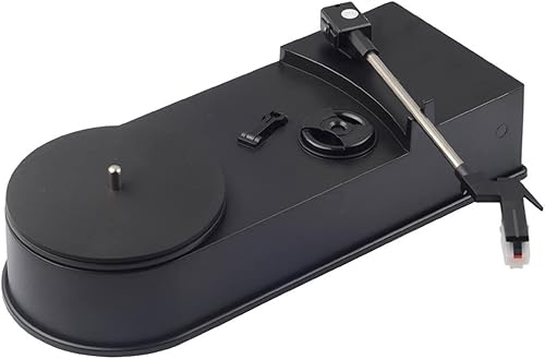 Tocadiscos Retro Vinilo Convertidor Reproductor Tocadiscos M Hogar a MP3 Regalo Fonógrafo Plug and Play Mono Audio Interfaz USB Reproductor ABS