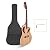 EKUL 41 inch Cutawary Round Back Acoustic Guitar Spruce Top Grape Hole Burlywood